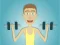 Cluiche Muscle Clicker ar líne