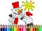 Cluiche Back To School: Winter Time Coloring ar líne