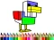 Cluiche Back To School: Monster Craft Coloring ar líne