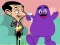 Cluiche When Mr Bean meet Grimace ar líne