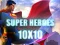 Cluiche Super heroes 10х10 ar líne