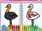 Cluiche Coloring Birds Game ar líne