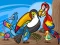 Cluiche Exotic Birds Coloring ar líne