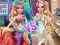 Cluiche Ellie Mermaid vs Princess ar líne