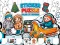 Cluiche Sticker Book Puzzle: Color By Number ar líne