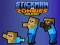 Cluiche Stickman vs Zombies WorldCraft ar líne