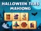 Cluiche Halloween Tiles Mahjong ar líne