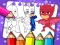 Cluiche PJ Masks Coloring Book ar líne