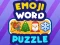 Cluiche Emoji Word Puzzle ar líne