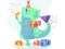 Cluiche Dino Party Jigsaw ar líne