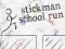 Cluiche Stickman School Run ar líne