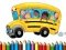Cluiche School Bus Coloring Book ar líne