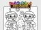 Cluiche Back to School: Robot Coloring Book ar líne