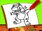 Cluiche Easy Kids Coloring Dinosaur ar líne
