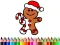 Cluiche Back To School: Christmas Cookies Coloring ar líne