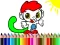 Cluiche Back To School: Monkey Coloring ar líne