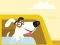 Cluiche Adorable Puppies in Cars Match 3 ar líne