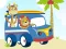 Cluiche Cute animals with cars difference ar líne