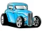 Cluiche Hot Rod Coloring ar líne