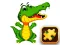 Cluiche Aligator Puzzle ar líne