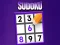 Cluiche Sudoku ar líne