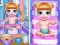 Cluiche Princess New Born Twins Baby Care ar líne