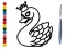 Cluiche Back To School: Swan Coloring Book ar líne