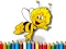 Cluiche Back To School: Bee Coloring Book ar líne