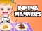 Cluiche Baby Hazel Dining Manners ar líne