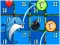 Cluiche Dolphin Dice Race ar líne