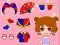 Cluiche Lovely Doll Dress Up Game ar líne