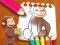 Cluiche Curious George Coloring Book ar líne