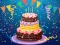 Cluiche Birthday cake puzzle ar líne