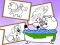 Cluiche Cartoon Coloring for Kids Animals ar líne