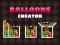 Cluiche Balloons Creator ar líne