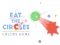Cluiche Eat the circles Colors Game ar líne