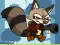 Cluiche Raccoon adventure game ar líne
