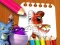 Cluiche Dragon Rescue Riders Coloring Book ar líne