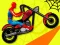 Cluiche Spiderman Motorbike ar líne