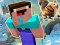 Cluiche Noob Parkour: Snow Age ar líne
