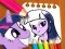Cluiche Equestria Girls Coloring Book ar líne