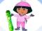 Cluiche Dora Ski Winter Dressup ar líne