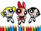 Cluiche PowerPuff Girls Coloring Book ar líne