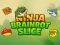 Cluiche Ninja brainrot Slice ar líne