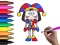 Cluiche Pomni Coloring Time ar líne
