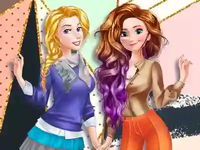 Cluiche Princesses Anti-fashion: sporty + classic ar líne