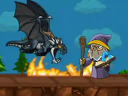 Cluiche Dragon vs Mage ar líne