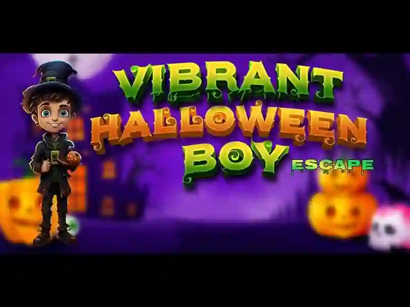 Cluiche Vibrant Halloween Boy Escape ar líne