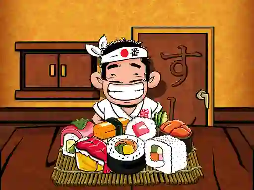 Cluiche Sushi Matching ar líne