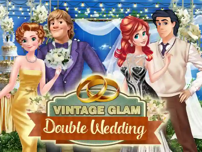 Cluiche Vintage Glam: Double Wedding ar líne
